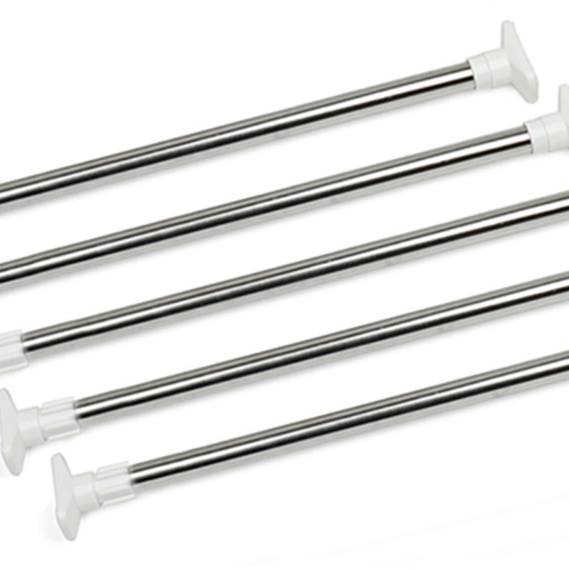 免打孔窗帘杆卫生间伸缩杆晾衣杆浴室杆门帘撑竿子飘窗2米不锈钢