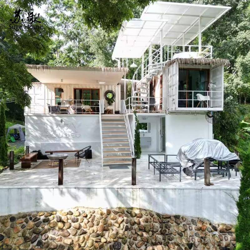 厂家直销镀锌钢结构集装箱活动房改造住人模块化民宿酒店设计建造