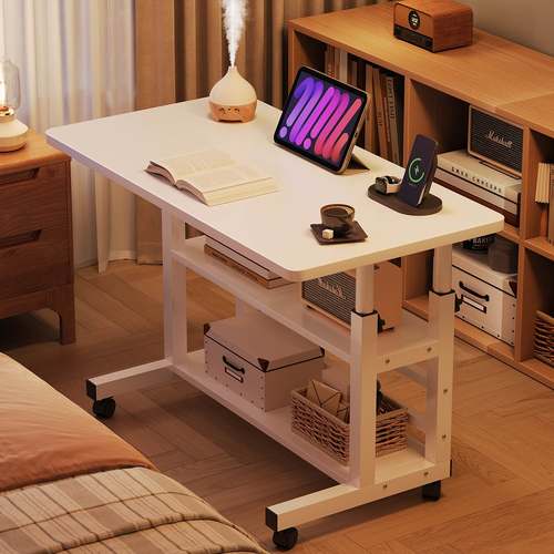 床边桌可移动升降电脑桌学生简易书桌卧室家用床上学习桌子办公桌