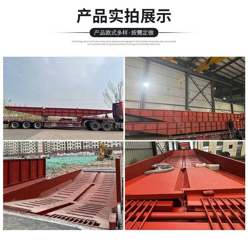 建筑工地大型洗车槽压冲洗设备全自动洗轮机洗车台过水池厂家