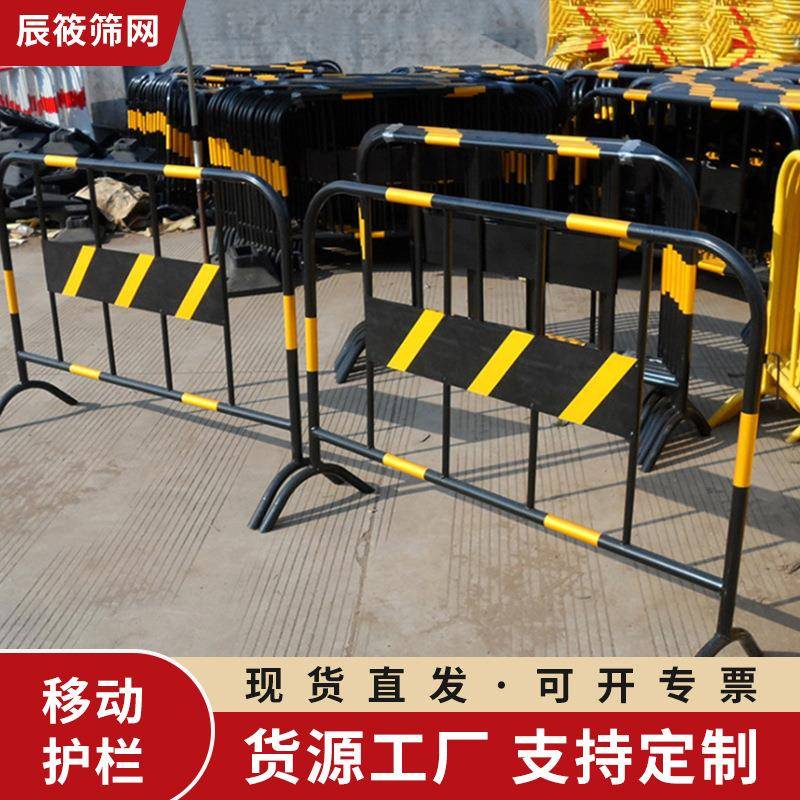 不锈钢铁马护栏移动护栏广场市政道路施工不锈钢铁马护栏隔离栏