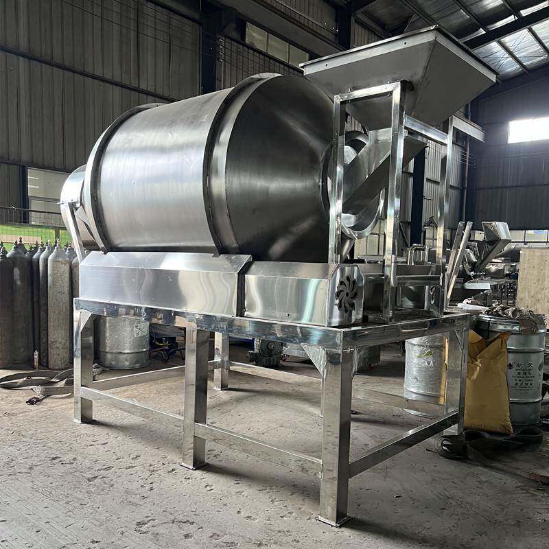 不基越机械锈钢机食品化工料混原合机茶叶洗搅衣粉拌滚筒搅拌机商