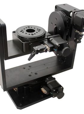 NT302WRA100M精密电动三维旋转台回转工作台步进俯仰台角位台