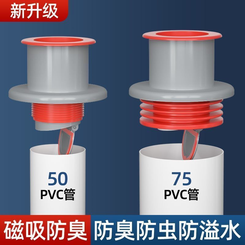 下水管道防返臭地漏厨房洗菜盆止逆阀排水管道防臭密封塞堵口神器