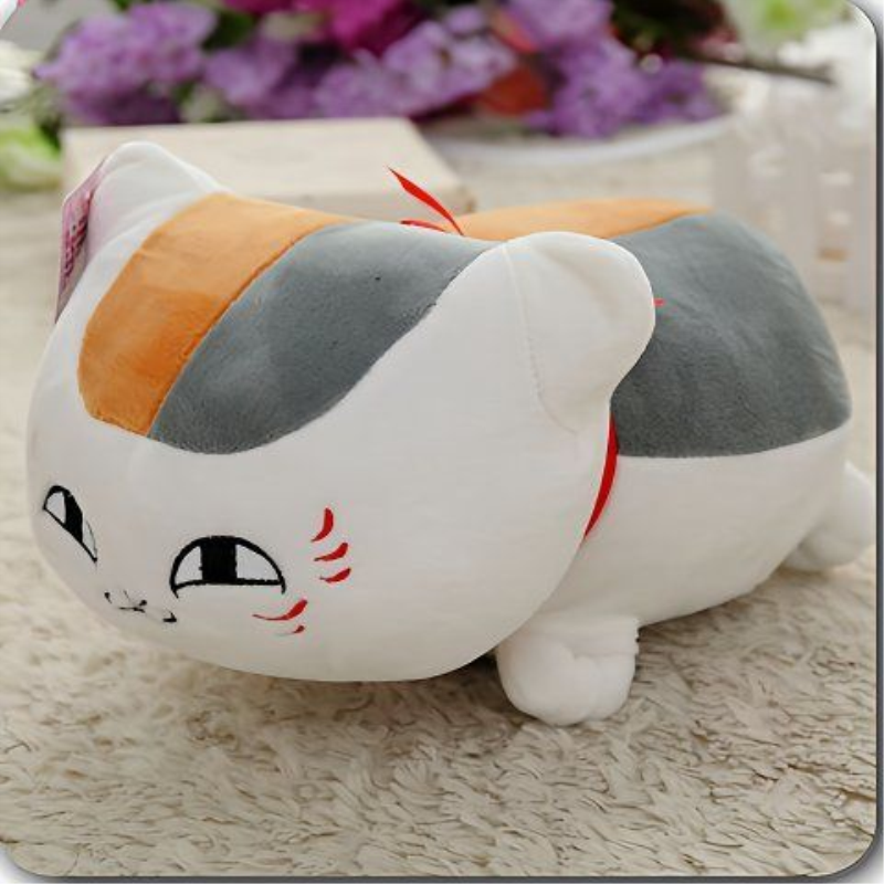 可爱娘口三三毛绒公仔猫咪老师抱枕玩具玩偶布偶娃夏目友人帐周边