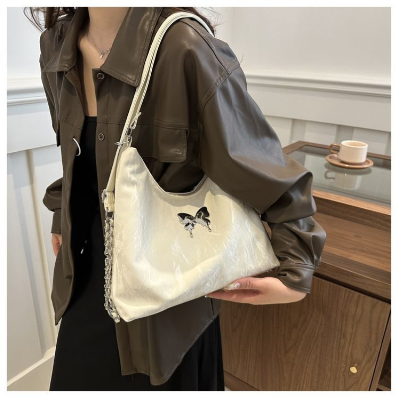 托特包女2025新款大容量通勤双肩包夏季百搭链条单肩包高级感背包