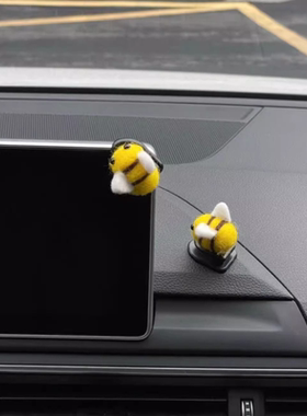 小蜜蜂车载挂钩汽车多功能可爱粘钩副驾驶前排挂钩隐形款车内饰品