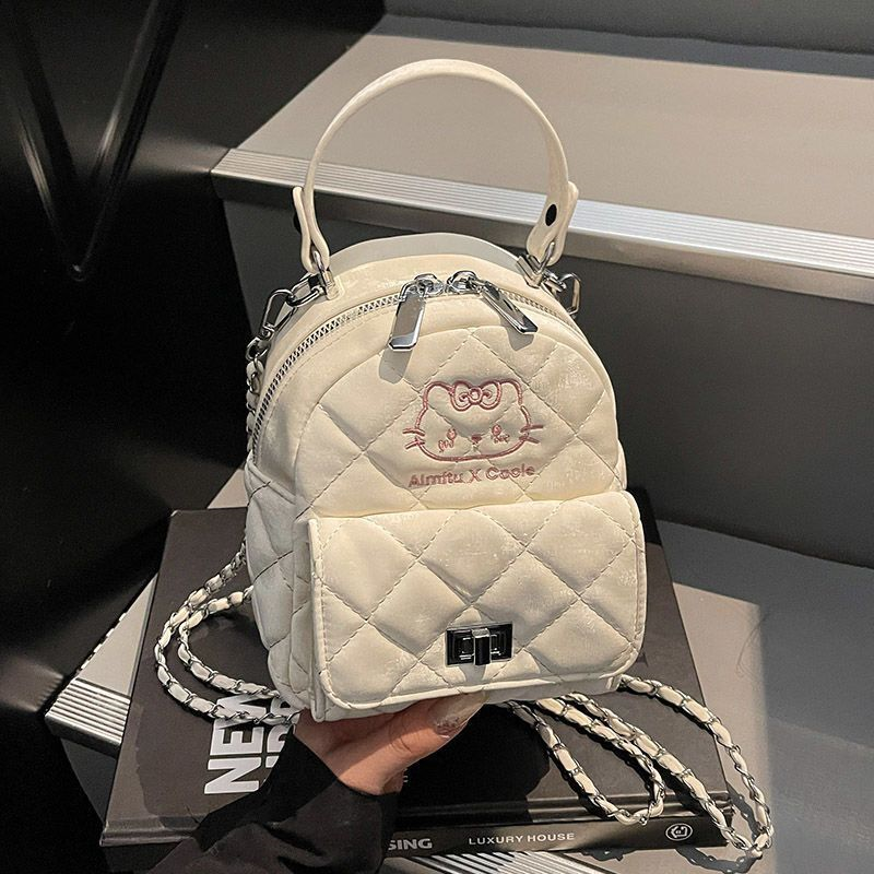 女包2025新款可爱洋气时尚潮流日常休闲百搭小众通勤便携双肩包