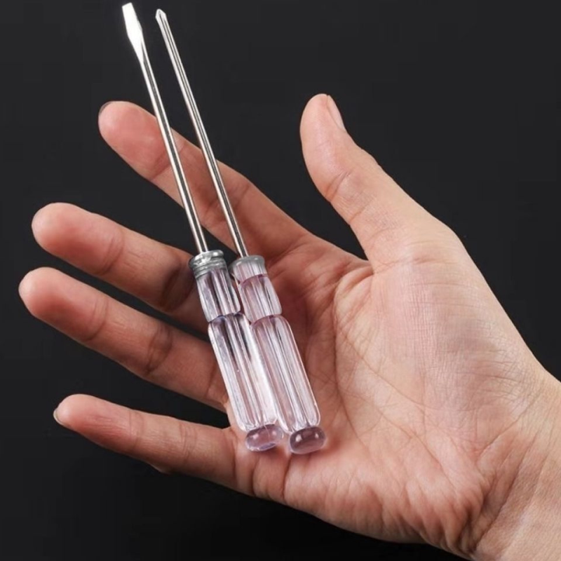 水晶小螺丝刀3mm一字十字笔记本电脑玩具螺丝刀缝纫机迷你小改锥