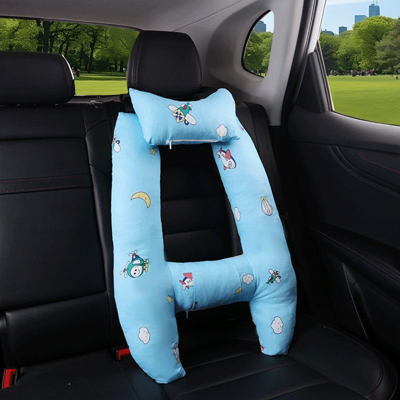 儿童车载睡觉神器长途坐车自驾必备车上抱枕汽车后排靠枕车用护颈