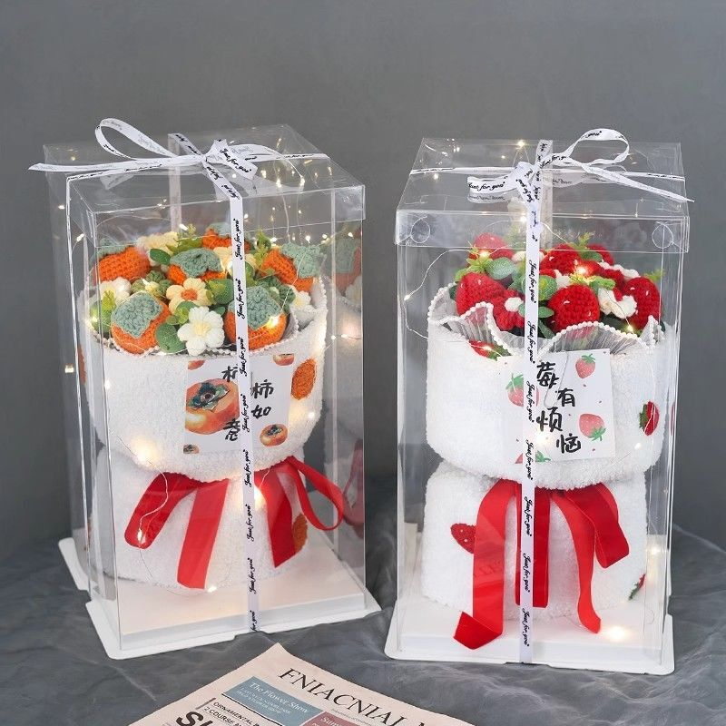 教师节礼物针织花毛线花束送女友闺蜜同学毕业生日礼物七夕情人节