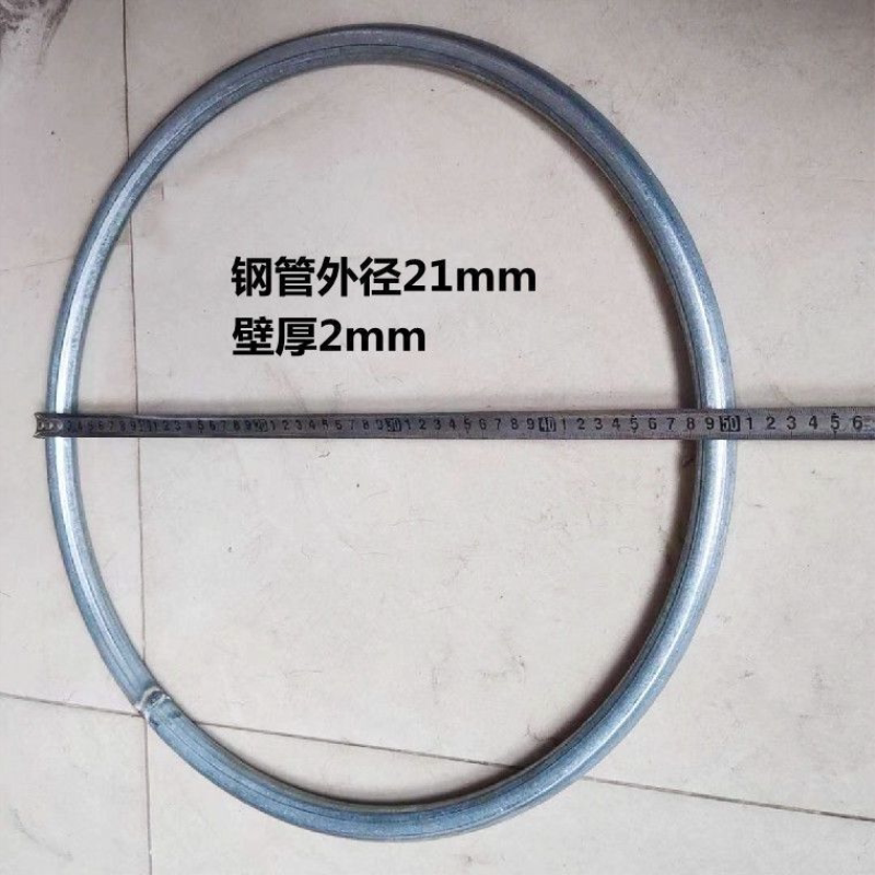 镀锌钢管圆圈46分1寸20253管大圆环闭口焊接空心大号铁圈加厚圆形