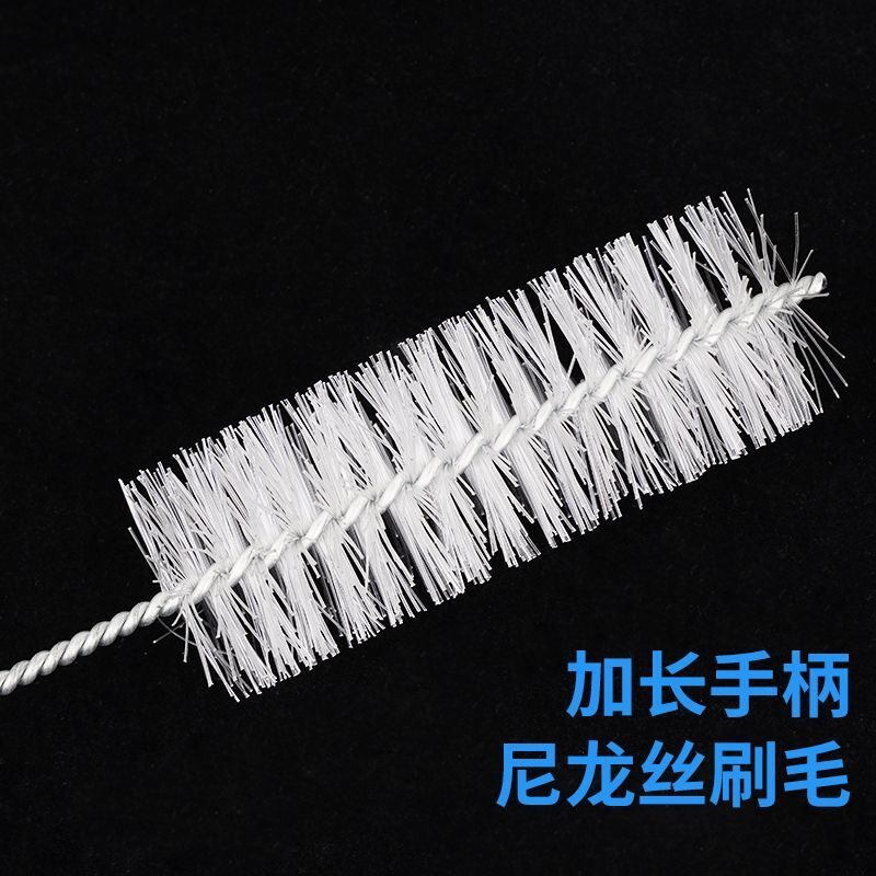 加长柄管道内孔试管清洗清洁刷硬毛软毛长柄圆形尼龙刷小毛刷瓶刷