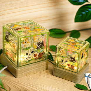 踏青小狗小夜灯网红卡通系列diy氛围灯情侣闺蜜生日礼物送女生