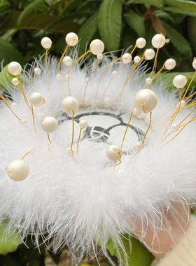 【爆款推荐】羽毛防滑垫宝妈三轮车耐高温车内摆件四季通用2025款