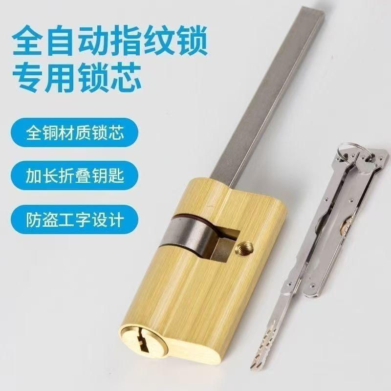 指纹锁锁芯全自动指纹密码锁半自动指纹锁专用锁芯C级防盗门锁芯