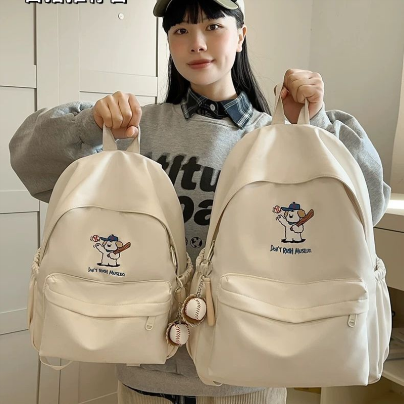 高颜值书包女ins小众可爱双肩包 初中女生高中生大学生轻便小背包