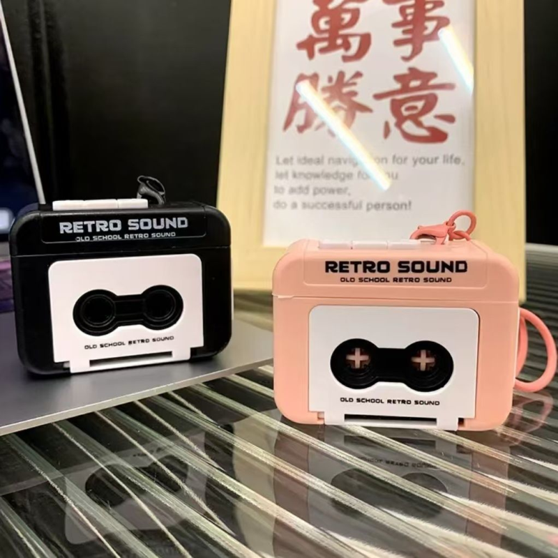 创意迷你磁带机可录音复古留声机会唱歌书包钥匙挂件录音机送女友