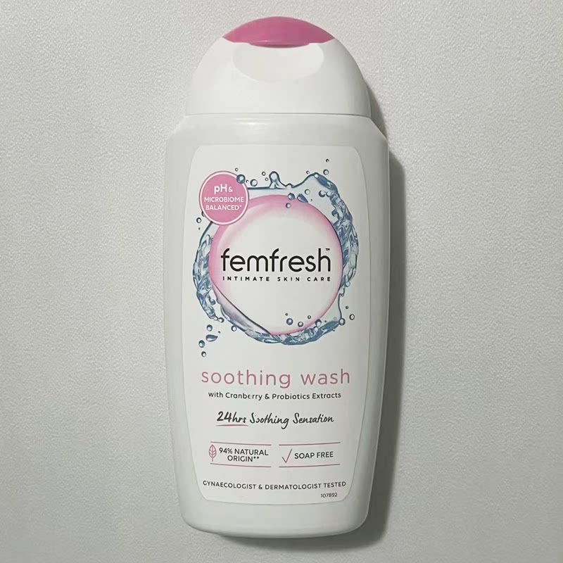 英国Femfresh芳芯私处洗护液女性私密护理清洗液抑菌无刺激蔓越莓
