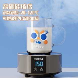 玻璃吸管杯女生水杯夏天家用果汁饮料杯奶昔咖啡杯子高颜值奶茶杯