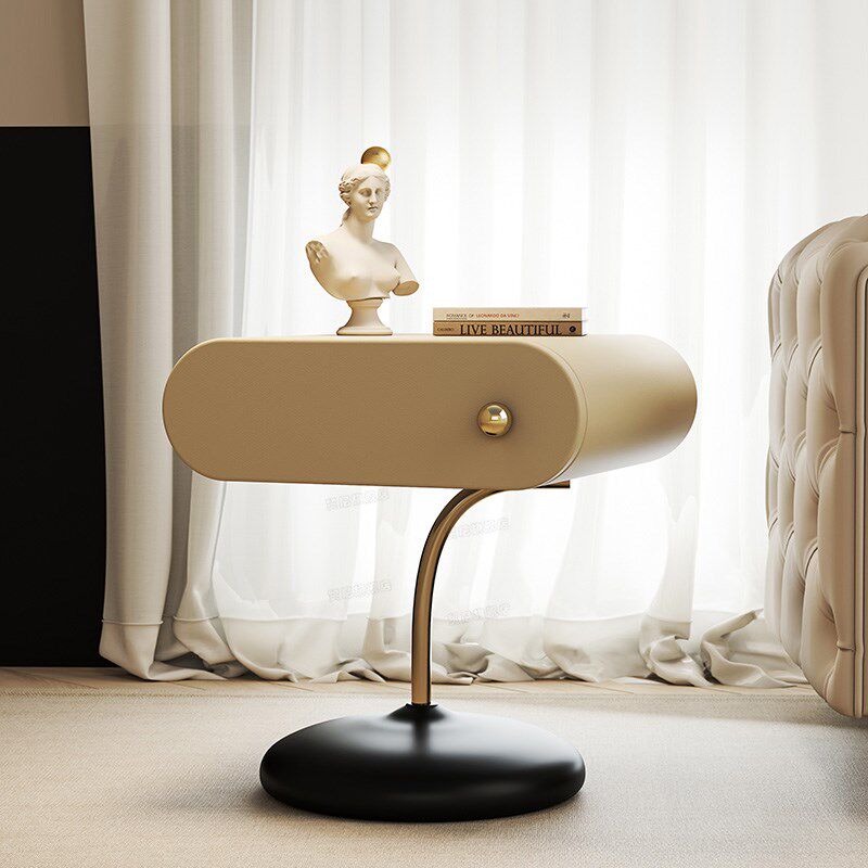 意式极简奶油风床头柜边几柜小型现代简约高级设计师轻奢沙发边几,住宅家具,床头柜,淘宝优惠券,粉丝福利购,淘宝优惠卷