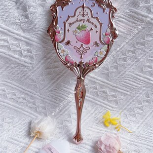 花知晓镜子周边手持镜草莓八周年天鹅天使巧克力丘比特蝴蝶人鱼