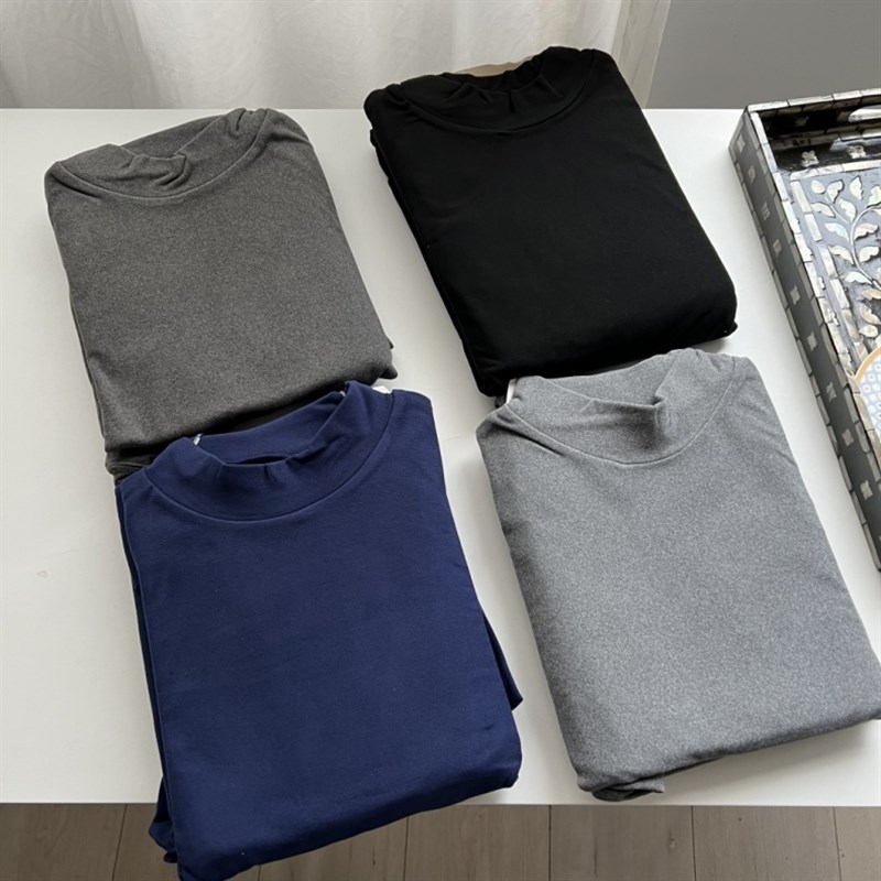 秋衣秋裤 暖肤德绒 细腻柔软 秋冬男士半高领保暖内衣居家套装