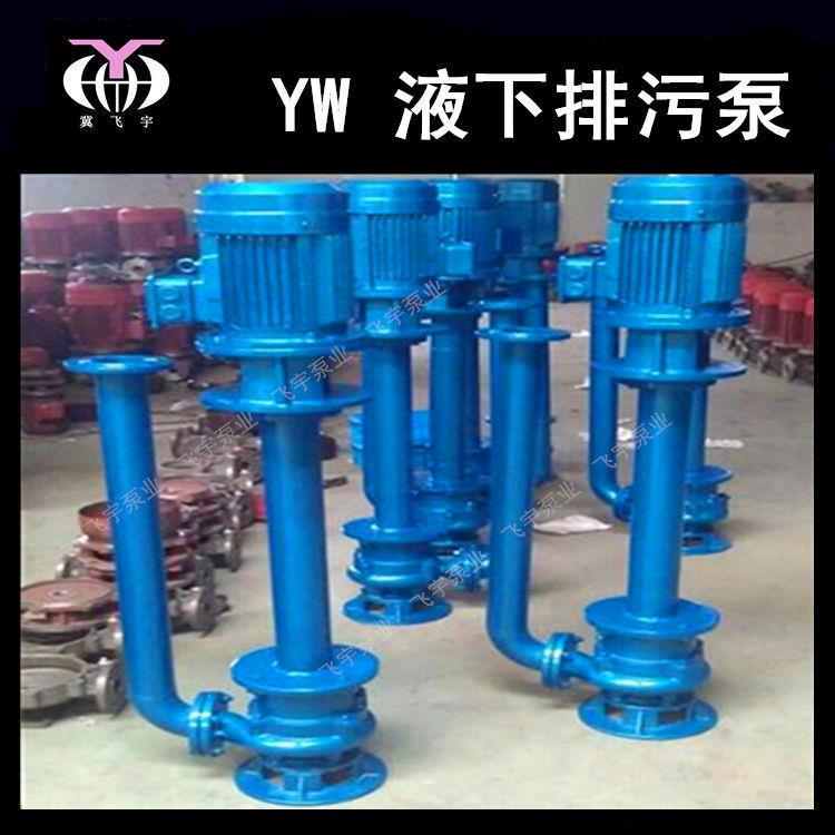 YW无堵塞液下排污泵250YW700-20-55KW单管双管长轴污水泵泥浆泵