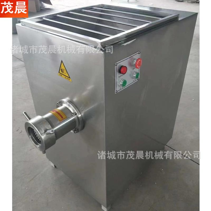 山东现货猪肉绞肉机肉制品加工绞肉机不锈钢立式冻肉碎肉机设备