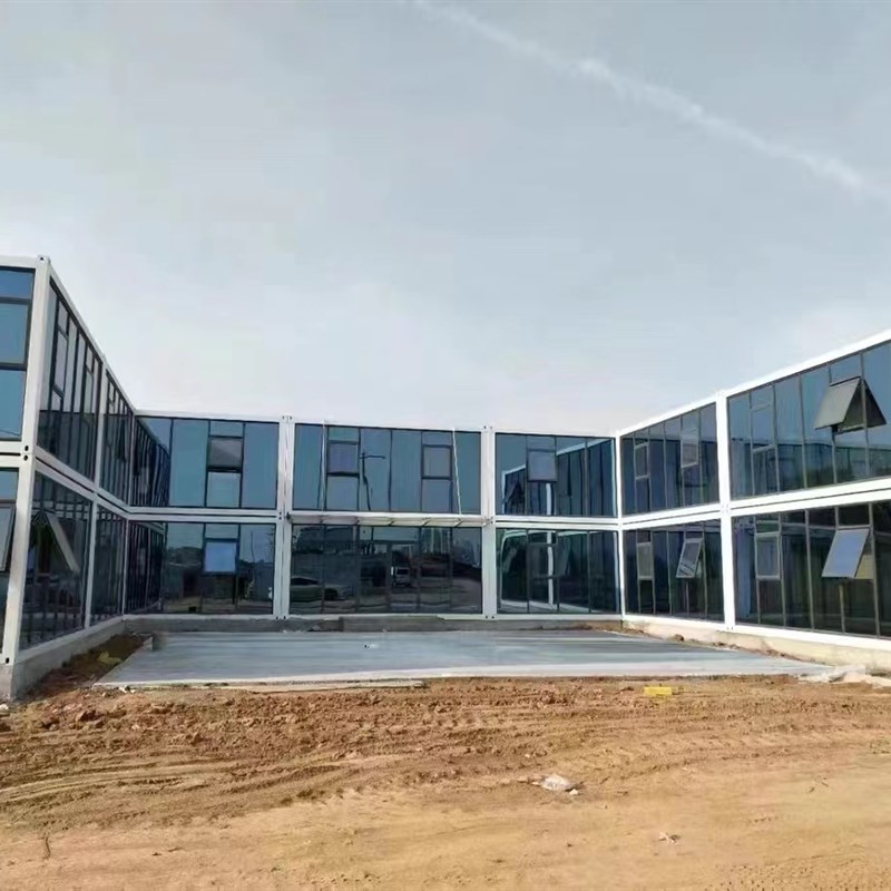 集装箱移动房子住人可移动阳光房屋工地办公室简易临时住房活动房