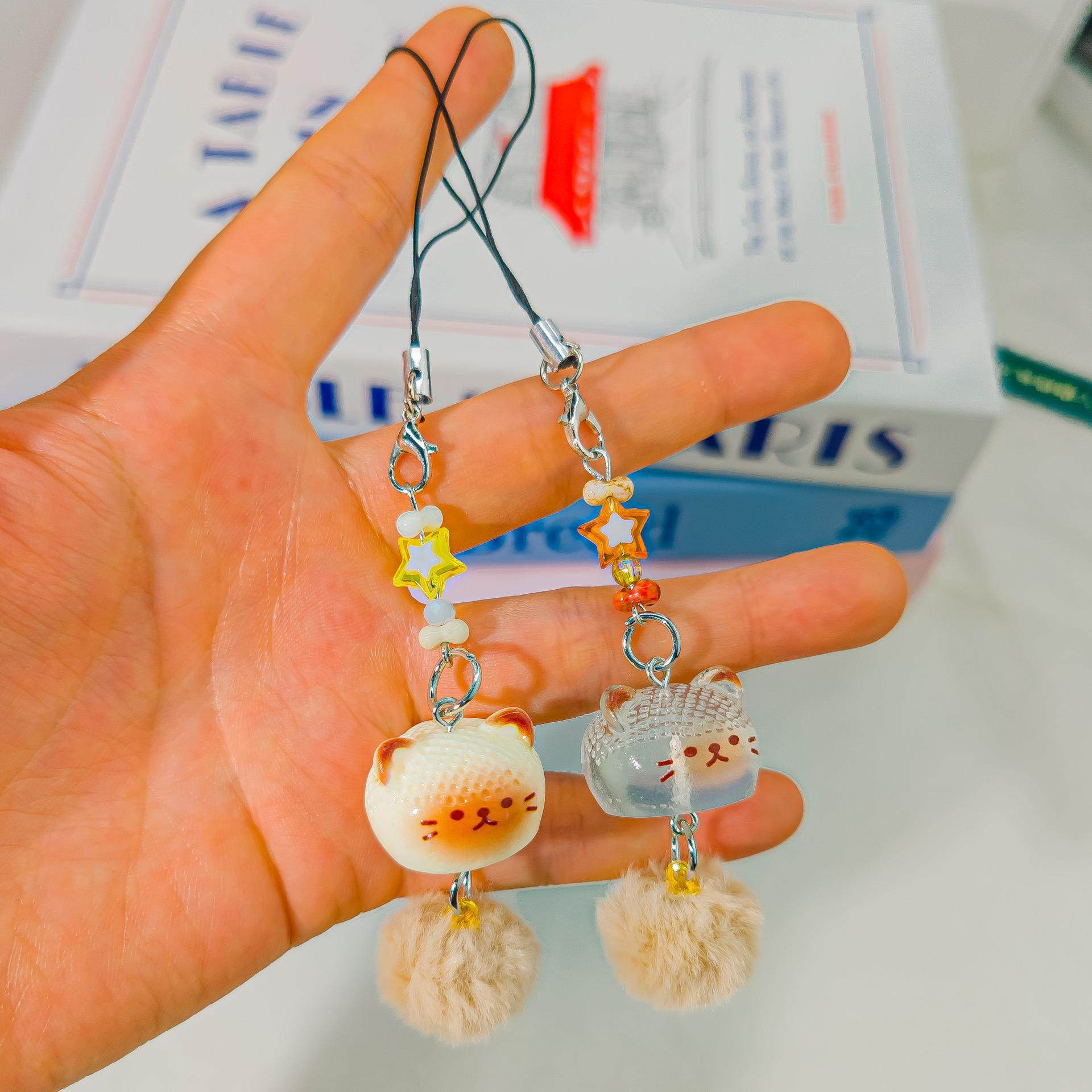 女士高端手机链马年手机挂件独特手机链可爱毛球立体猫咪星星桃心手机链包包学生女孩挂饰吊坠挂件可,3C数码配件,手机挂件/手机链,淘宝优惠券,粉丝福利购,淘宝优惠卷
