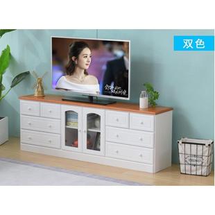 实木电视柜现代简约储物柜客厅小户型迷你卧室地柜茶几组合整装