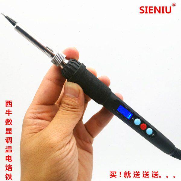 西牛60W数显调温防静电恒温内热式电烙铁900M电铬铁头936配件通用