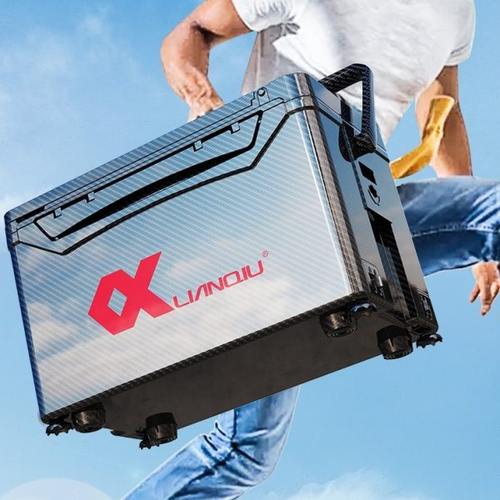 连球碳素钓箱碳纤维2023改款超轻轻便小钓箱野钓多功能钓鱼箱渔具