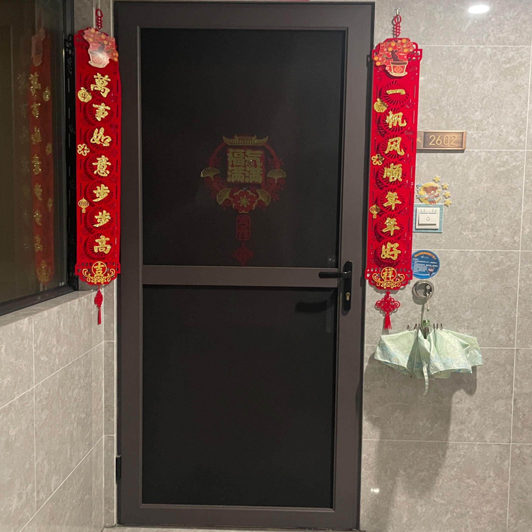 定制铝合金防蚊进户门金钢网带锁单开 纱门房间厨房金刚网平开 纱