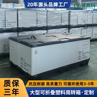 定制大型可折叠塑料周转箱蜂窝板汽车配件围板箱包装卡板天地盖箱