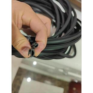 密封条橡胶条断桥隔音挡风铝合金平开窗户推拉窗防水皮条50老式