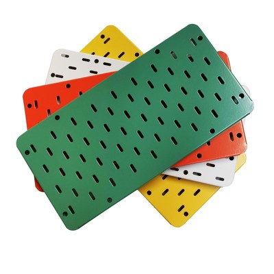 长形孔洞洞板可定制餐边柜厨房壁挂收纳置M物展示架免打孔金属挂