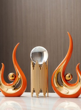 简约现代客厅摆件电视柜酒柜家居软装饰品轻奢P高档水晶球房间摆