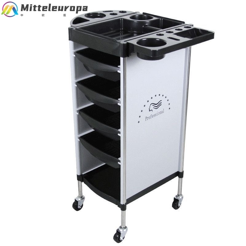 理发店推车发廊j工具车五层杠车置物架子美容院美发烫染工厂