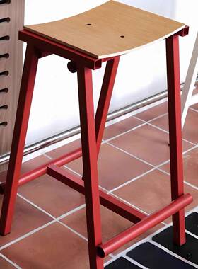 HAY Taburete 8 Bar Stool酒吧台椅高脚凳子简约网红岛台凳网红椅