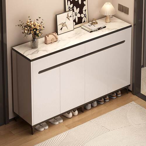 实木鞋柜家用门口外楼道入户玄关柜储物柜一体靠墙大容量多层鞋架