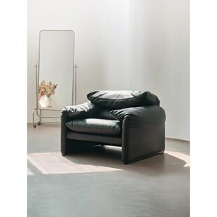 Maralunga Maralgar中世纪沙发设计师直排可调慵懒覆古客厅沙发