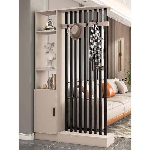 入口玄关储物架中式屏风客厅隔断柜家居简约现代入口可遮挡衣架