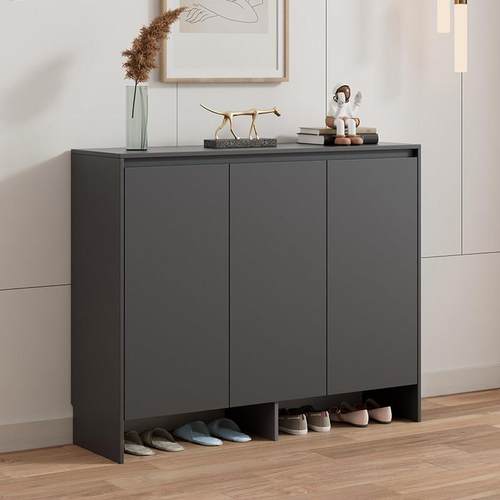 鞋柜家用门口室外高档新款大容量室内储物柜一体入户门柜子玄关柜