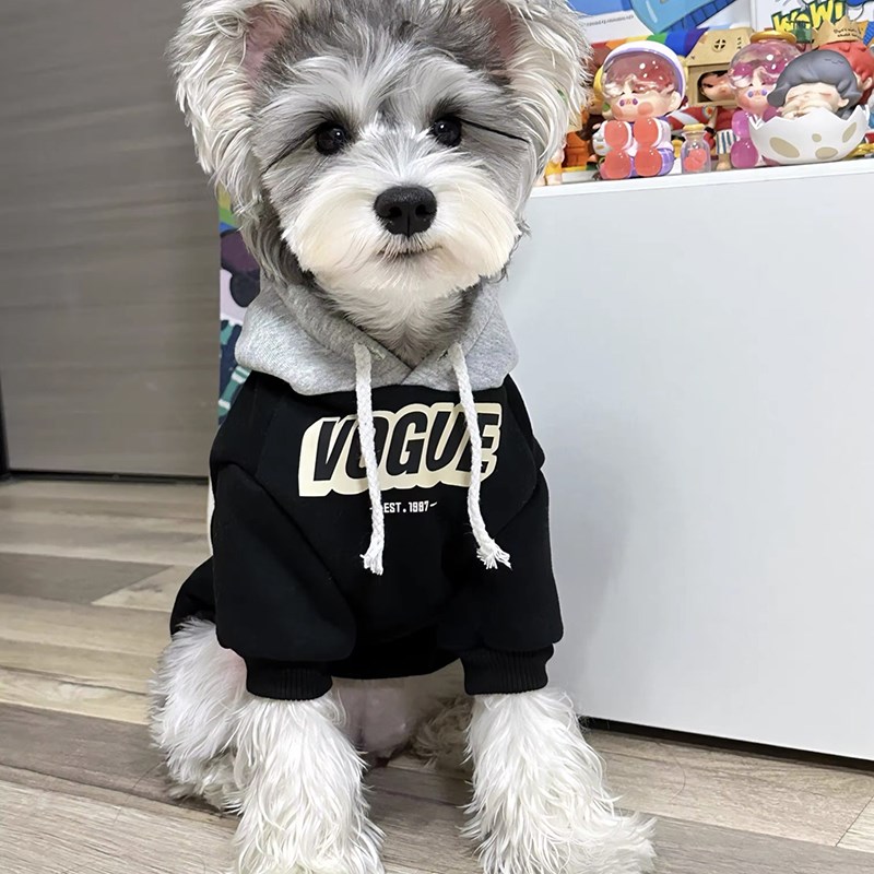 宠物小狗狗衣服春夏秋连帽保暖卫衣泰迪比熊雪纳瑞中小大型幼犬猫