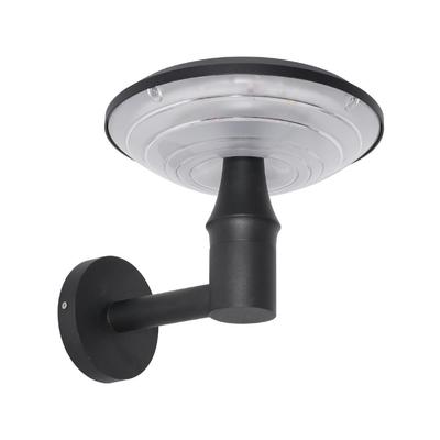 户外太阳能柱头灯室外防水庭院景观灯别墅院子大门圆月壁灯