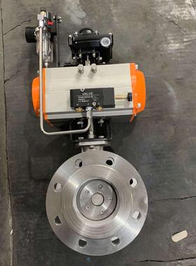 气动硬密封三偏心法兰蝶阀D643W-10PDN800DN1000