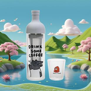 家用玻璃冷萃瓶冰滴冷泡咖啡壶果茶壶手冲冷萃杯 Hario咖啡冷萃壶
