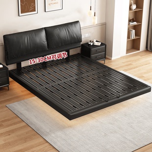 铁艺床家用卧室大象耳朵双人悬浮床架不锈钢床小户型单人铁架床